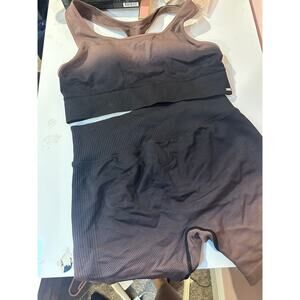 Pink VS Sports Bra & Biker Shorts *M & L*